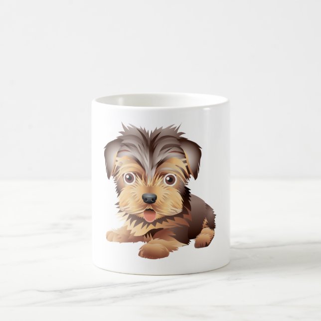 Caneca De Café Yorkshire Terrier (Centro)
