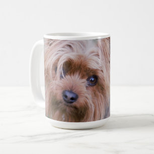 Caneca De Café Yorkshire Terrier Closeup Coffee Mug