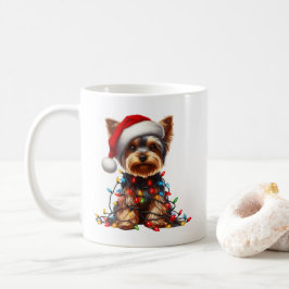 Caneca De Café Yorkshire Terrier Dog Puppy Natal
