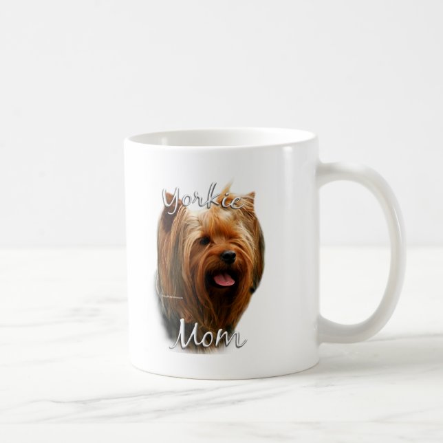 Caneca De Café Yorkshire Terrier Mãe 2 (Direita)