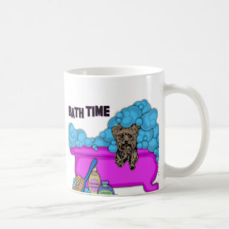 Caneca De Café Yorkshire terrier na banheira