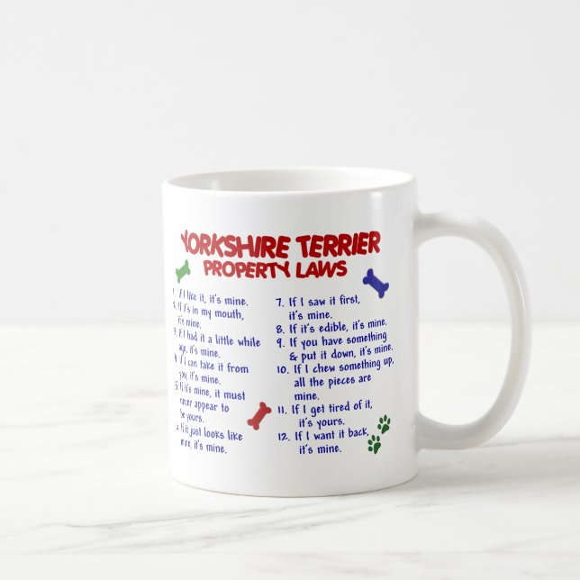 CANECA DE CAFÉ YORKSHIRE TERRIER PL2 (Direita)