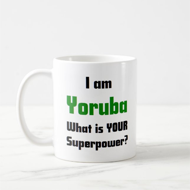 caneca de café yoruba (Esquerda)