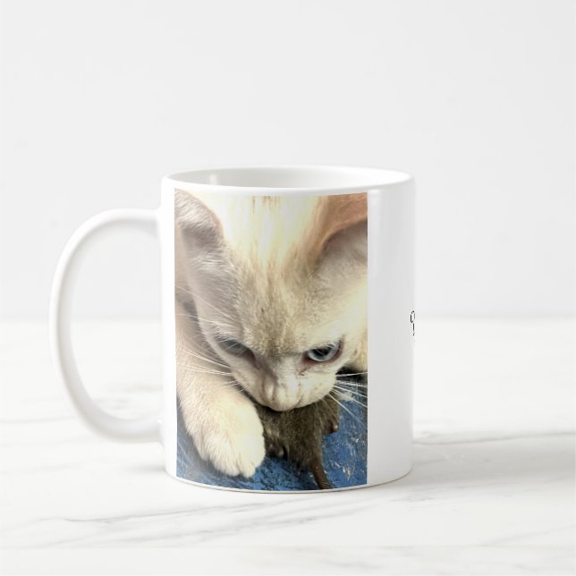 Caneca De Café You Got Me Forever, Cat Coffee Mug (Esquerda)