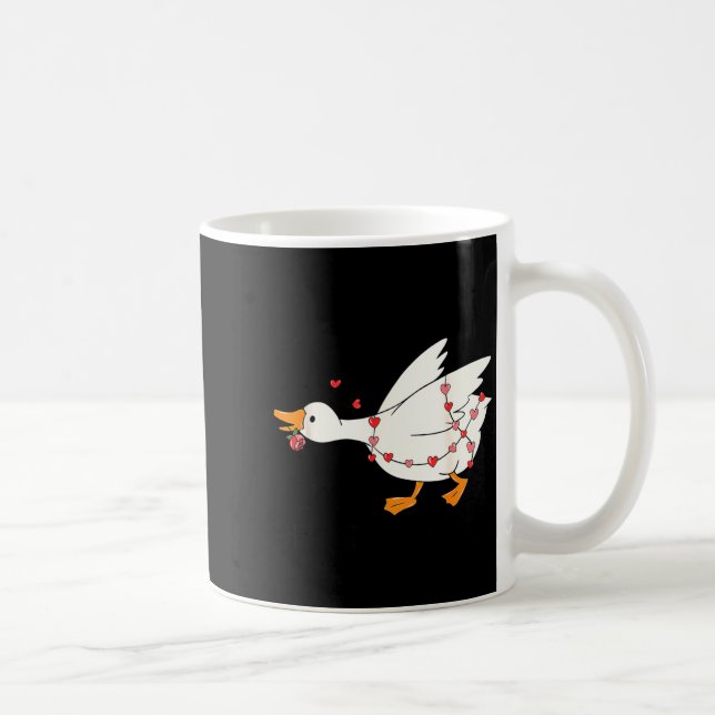 Caneca De Café You Make My Heart Go Honk Goose Valentine  (Direita)