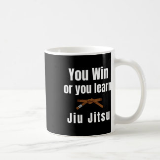 Caneca De Café You Win Or You Learn Jiujitsu Judo Karate Boxing K