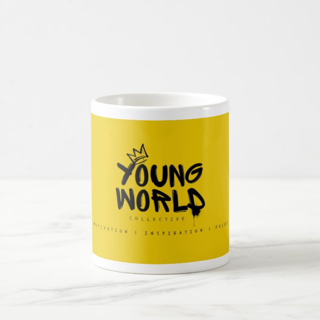 Caneca De Café Young World Collective Logo  (Centro)