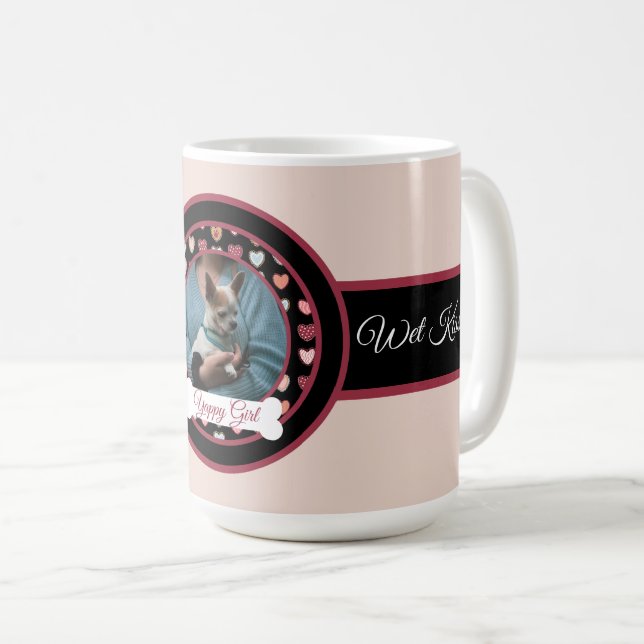 Caneca De Café Your Dog's Photo Show your Love Mug (Frente Esquerda)