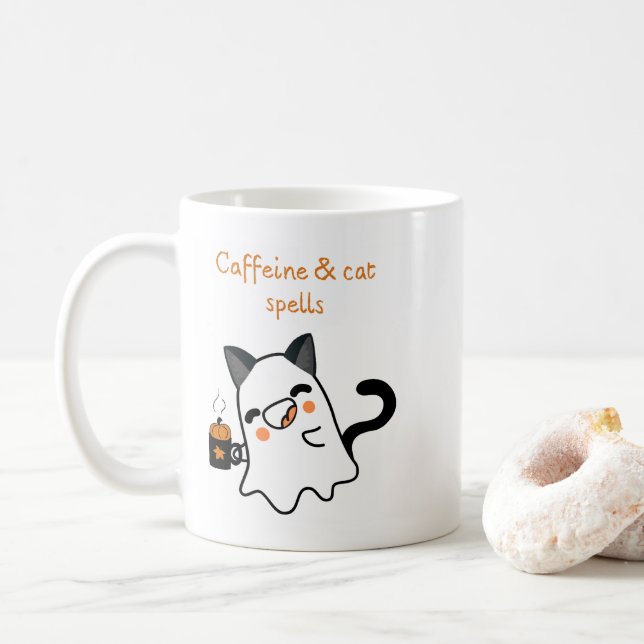 Caneca De Café Your Familiar Approves This Mug (Com Donut)
