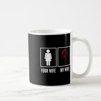 Caneca De Café Your Wife My Wife Biker Cyclist Mountain Biking 