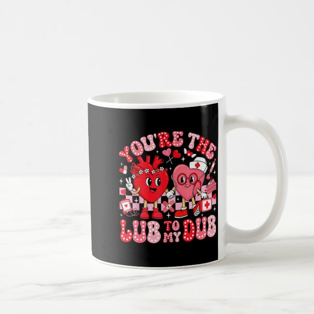 Caneca De Café You're The Lube To My Dub Cvicu Valentine Cardiac  (Direita)