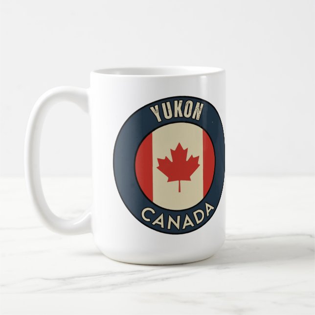 Caneca De Café Yukon Canadá (Esquerda)
