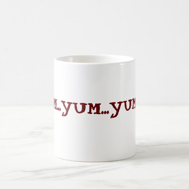 CANECA DE CAFÉ YUM… YUM… SABOROSO! (Centro)