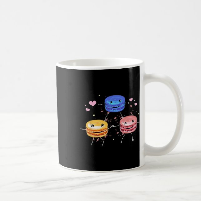 Caneca De Café Yummy Cute Cheerleading Macaroon Gift  (Direita)