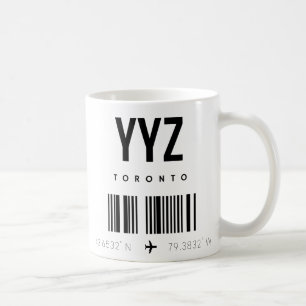 Caneca De Café YYZ Toronto Classic Mug