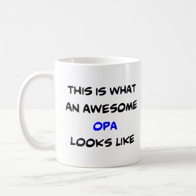Caneca De Café z opa, incrível (Esquerda)