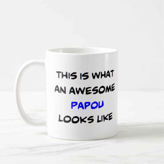 Caneca De Café z papou, awesome (Esquerda)