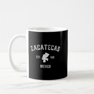 Caneca De Café Zacatecas México Mapa Est. 1546 Estado De Zacateca