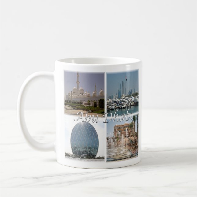 Caneca De Café zAE062 ABU DHABI, Emirados Árabes Unidos, (Esquerda)