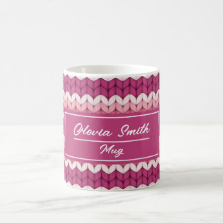 Caneca De Café Zag rosa rosa com mancha