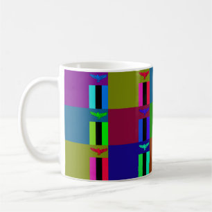 Caneca De Café Zâmbia Multihue Flags Mug