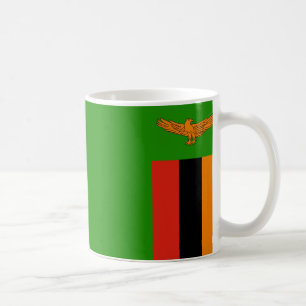Caneca De Café Zâmbia Sinalizador Cerâmica Café Mug