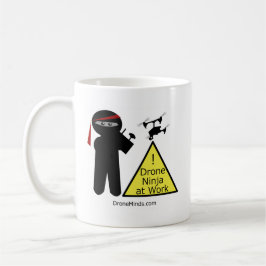 Caneca De Café Zangão Ninja no trabalho