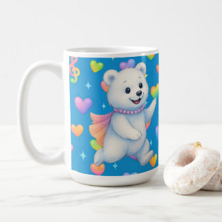 Caneca De Café Zarah the Dancing Polar Bear Custom Party Cups