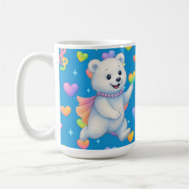Caneca De Café Zarah the Dancing Polar Bear Custom Party Cups