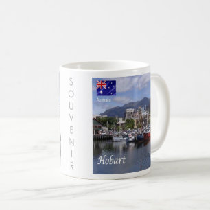Caneca De Café zAU096 HOBART, Harbour, Austrália, Oceânia,