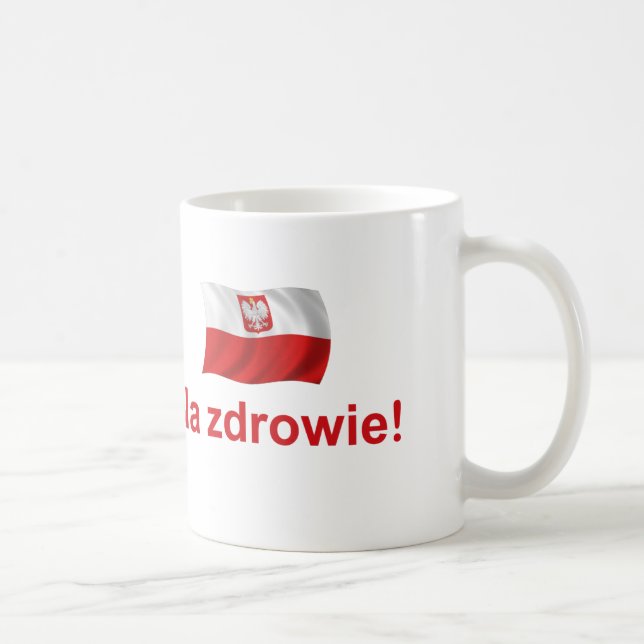 Caneca De Café Zdrowie polonês do Na (Direita)