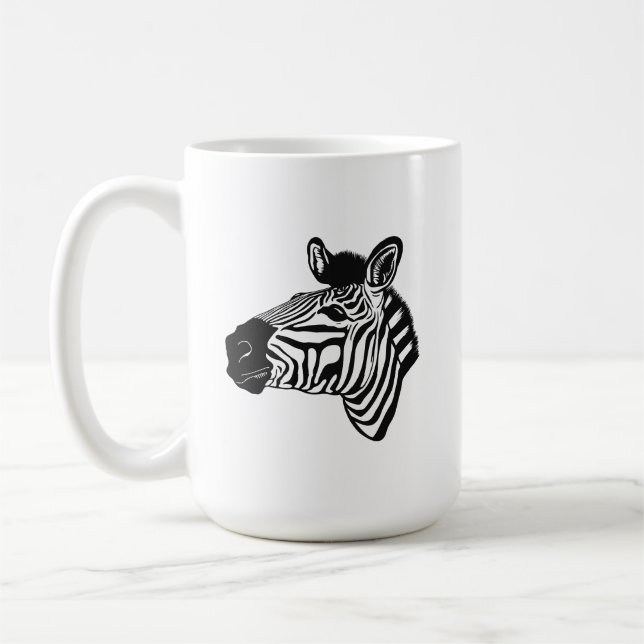 Caneca De Café Zebra (Esquerda)