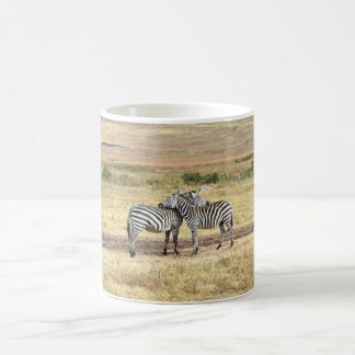 Caneca De Café Zebra Affection, Tanzania. Mug