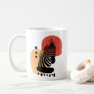 Caneca De Café Zebra animal selvagem