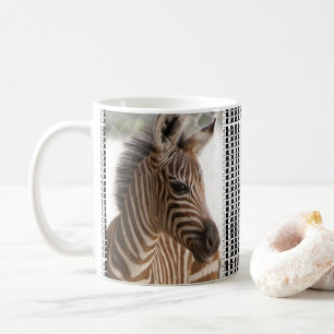 Caneca De Café Zebra Black & White Checkered Mug