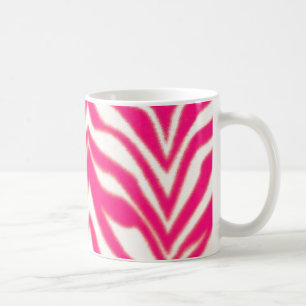 Caneca De Café Zebra cor-de-rosa
