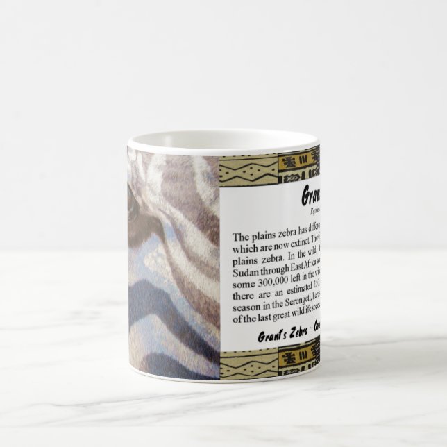 Caneca De Café Zebra do Grant (Centro)