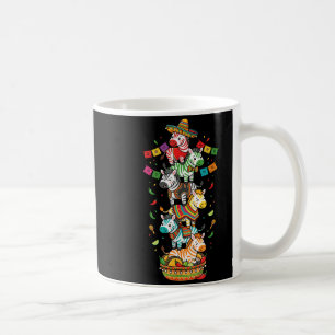 Caneca De Café Zebra Engraçado Cinco De Mayo Crianças Homens Mulh