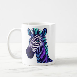 Caneca De Café Zebra Espacial