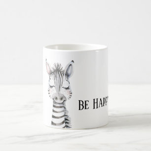 Caneca De Café Zebra Feliz