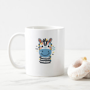 Caneca De Café Zebra Feliz