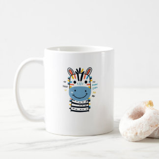Caneca De Café Zebra Feliz