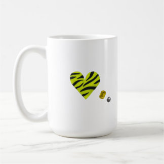 Caneca De Café Zebra-heart