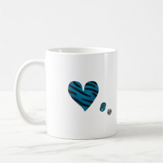 Caneca De Café Zebra-heart