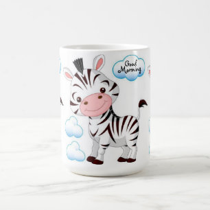 Caneca De Café Zebra Mug/Good Morning