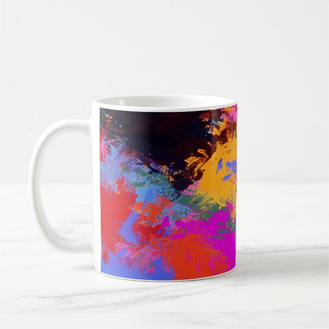 Caneca De Café Zebra pintada (Esquerda)