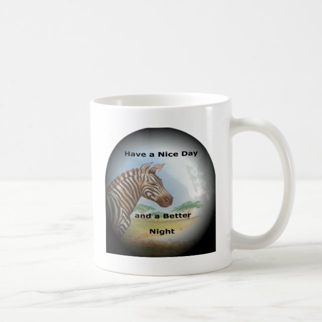 Caneca De Café Zebra Portrait, Amboseli: O Espírito da Savana (Direita)