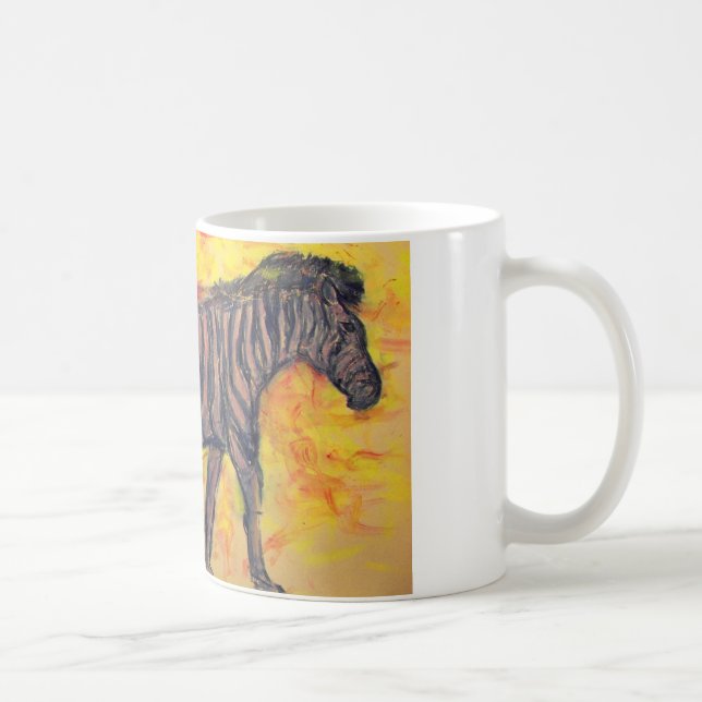 Caneca De Café zebra roxa (Direita)