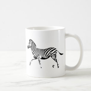 Caneca De Café Zebra Running