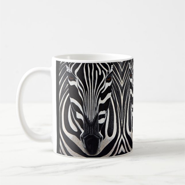 Caneca De Café Zebra selvagem (Esquerda)